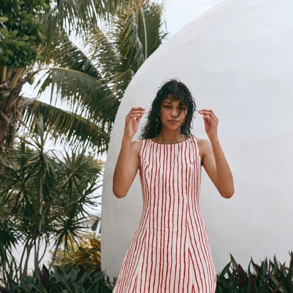 Vrg girl linen red and